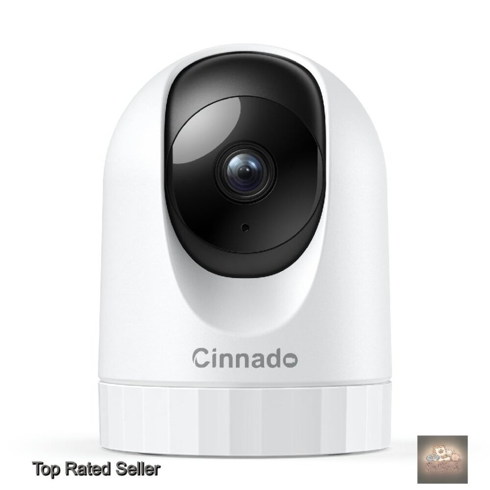 Indoor Security Camera 2K 360° WiFi Dome Pet Baby Monitor Motion Detection